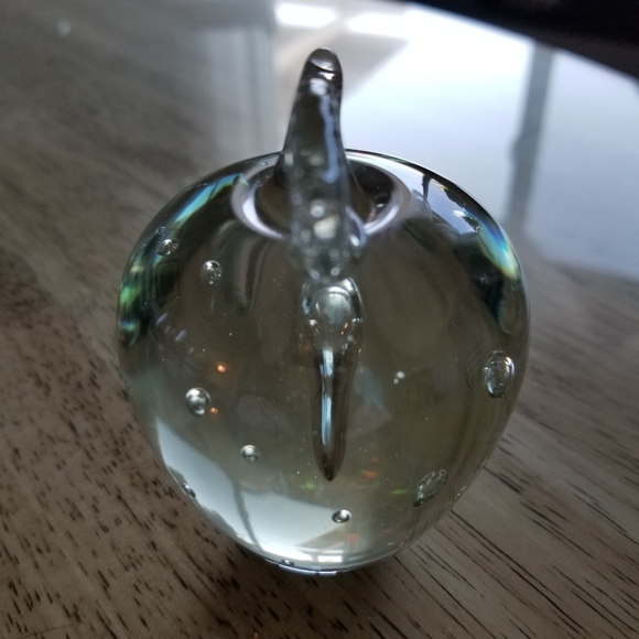 MSH ASH 1987 Vines Art Glass Apple 3 1/4" x 2 3/8" - Picture 4 of 15